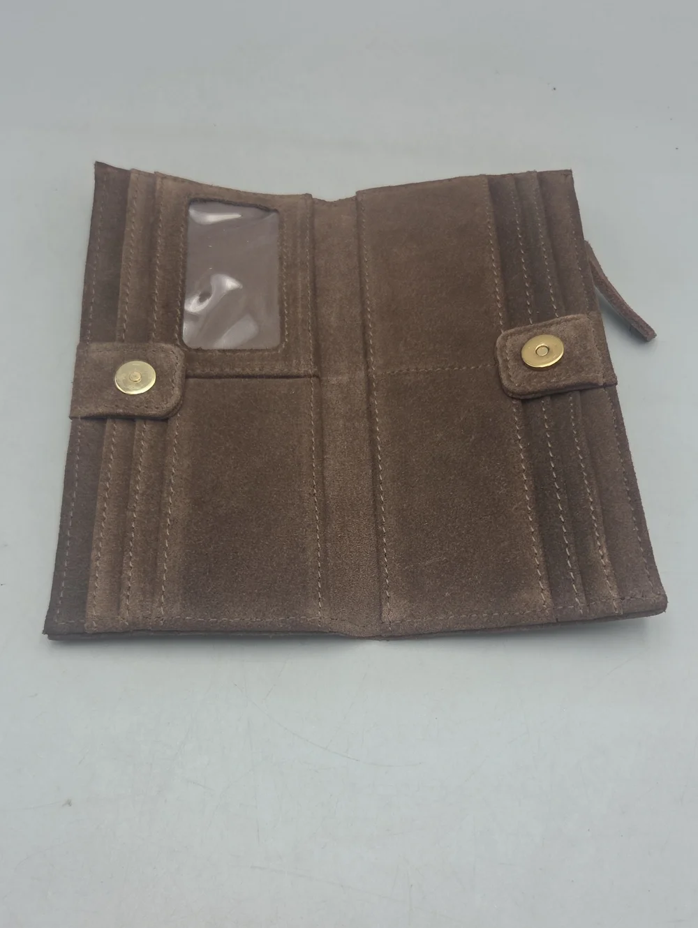 KJC Suede Wallet Leather Suede